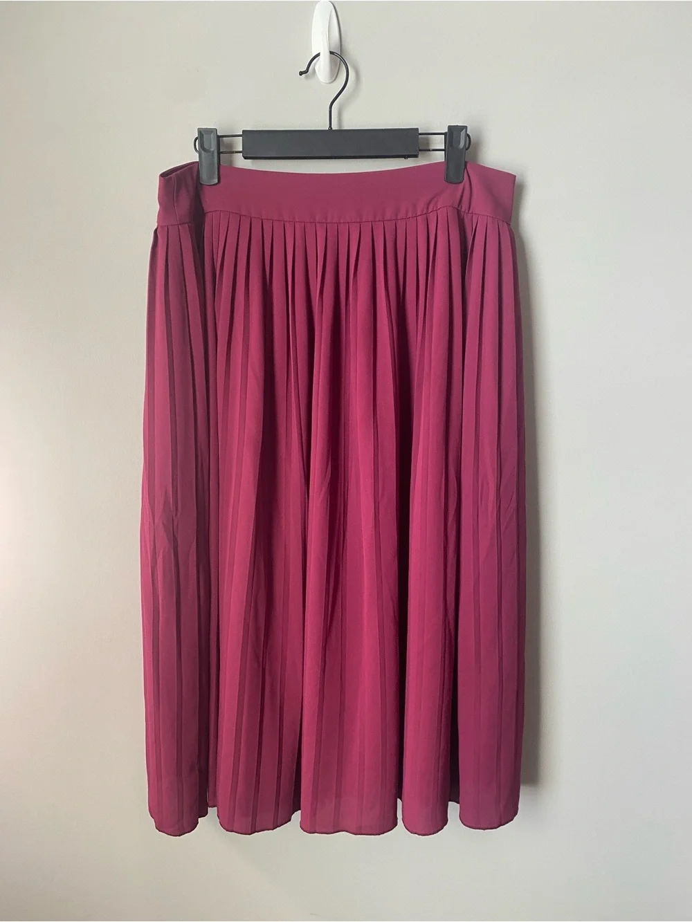 J. Crew Pleated Midi Skirt